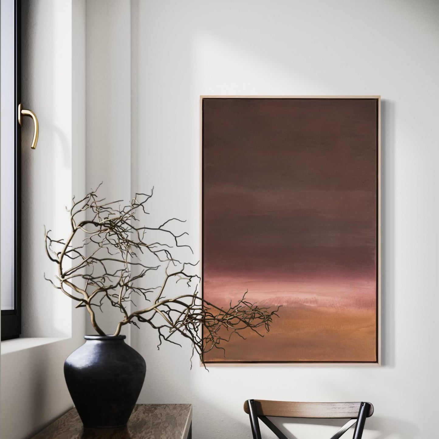 'Alone At Sunset' (24" x 36")