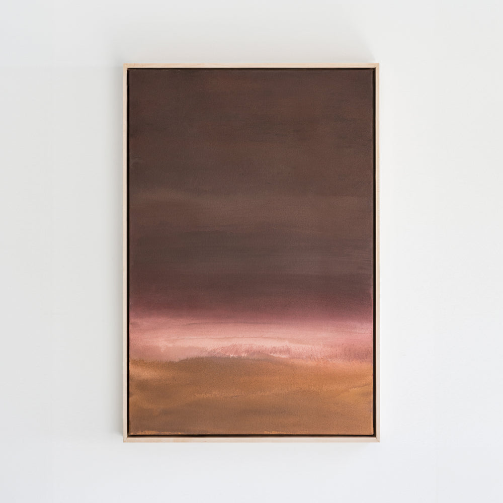 'Alone At Sunset' (24" x 36")