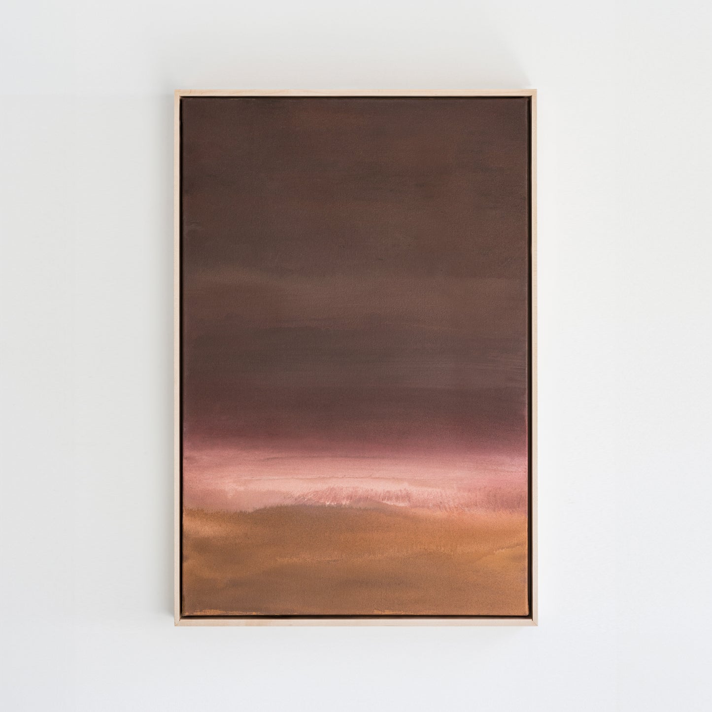 'Alone At Sunset' (24" x 36")